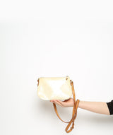 LuxuryPromise LOUIS VUITTON Monogram Vernis Minna Street Shoulder Bag Perle