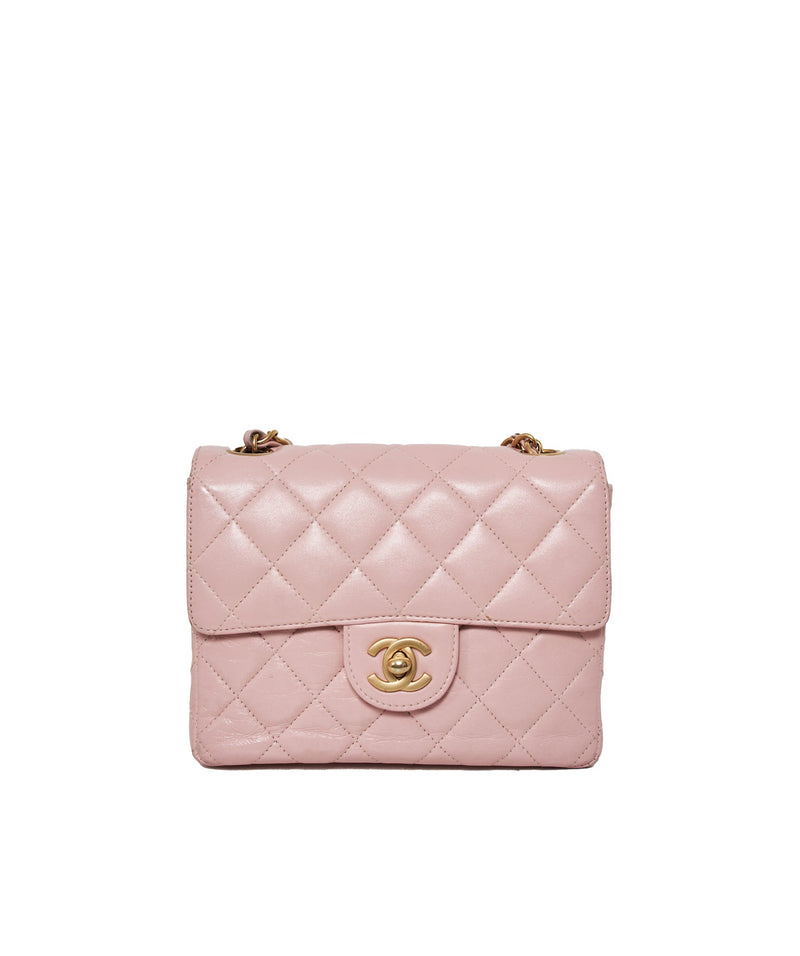 Chanel Baby Pink 7 Mini Classic Timeless Bag - AWL1443