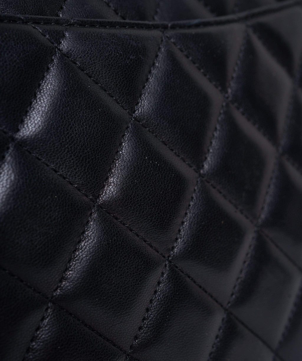 Chanel Black Lambskin Coco Top Handle Bag Silver Hardware