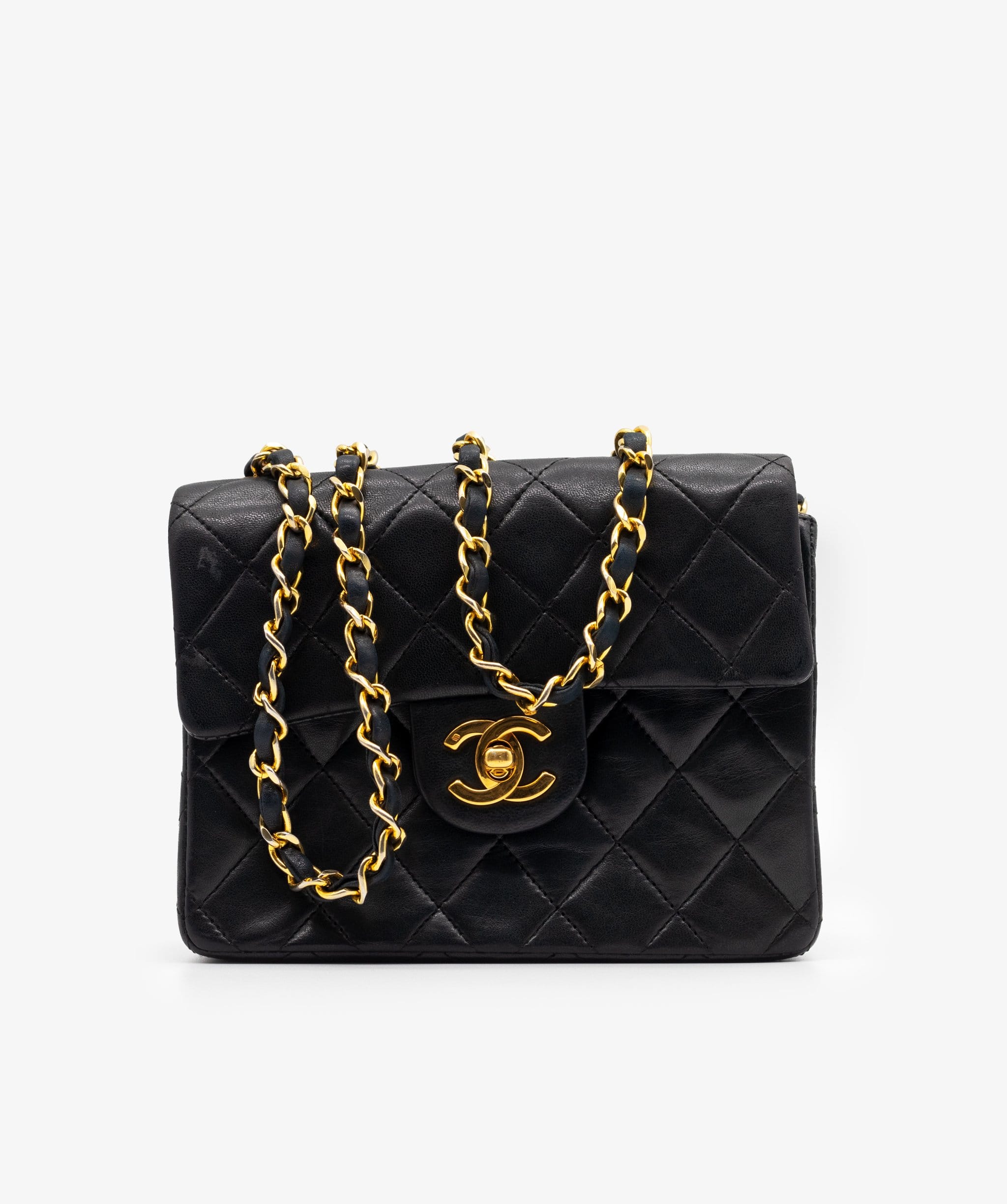The Global Luxury Closet - Chanel 21S Black Caviar GHW Top handle Mini  rectangular flap bag in boutique fresh condition full box set with receipt  £3825 + shipping fee $5299 + shipping