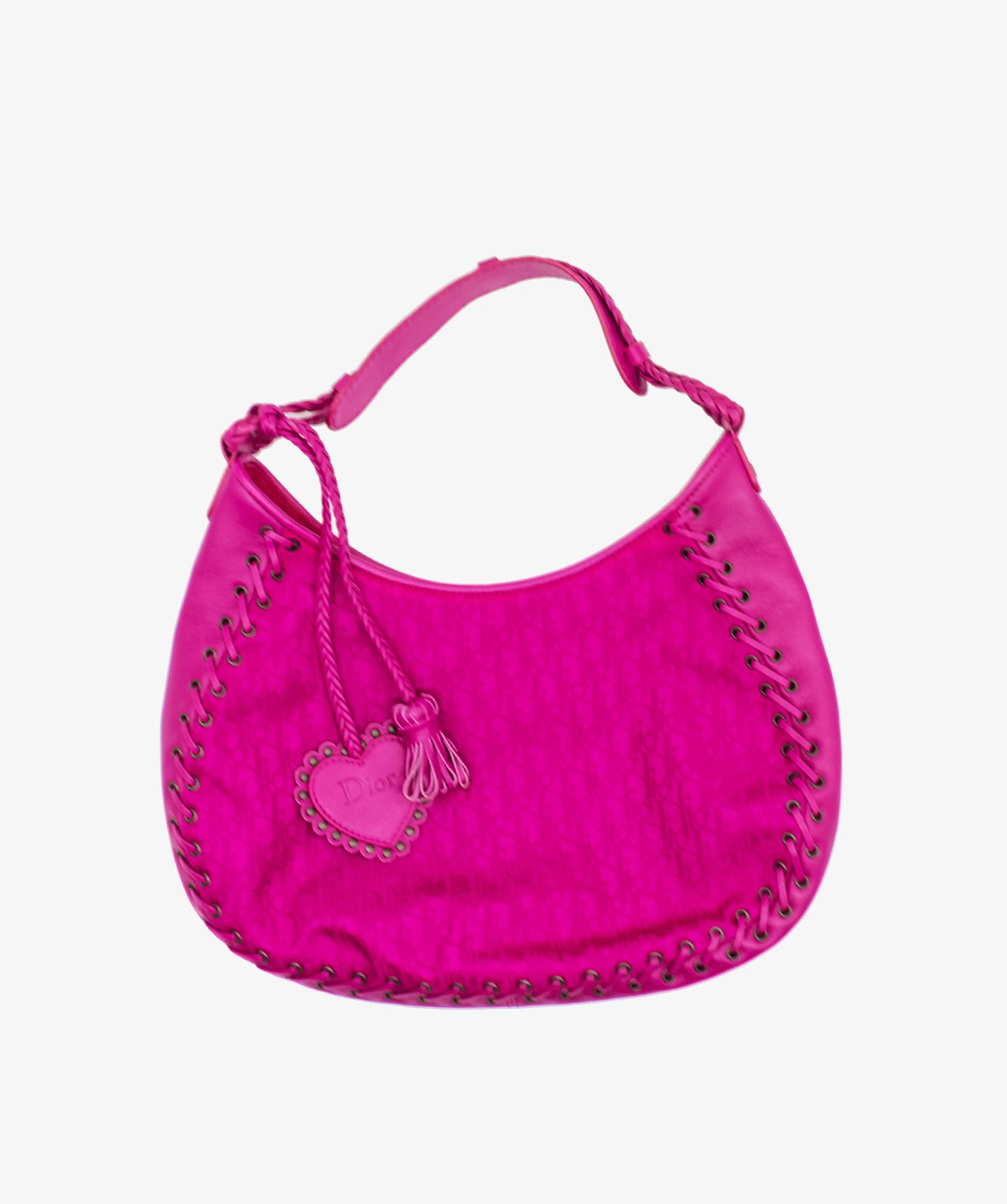 LuxuryPromise Christian Dior Pink Trotter Hobo Bag