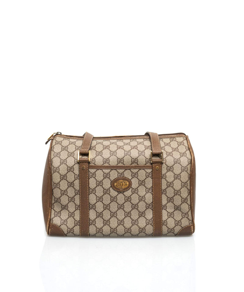 LuxuryPromise Gucci Beige GG Canvas Top Handle Tote Bag AGL1168