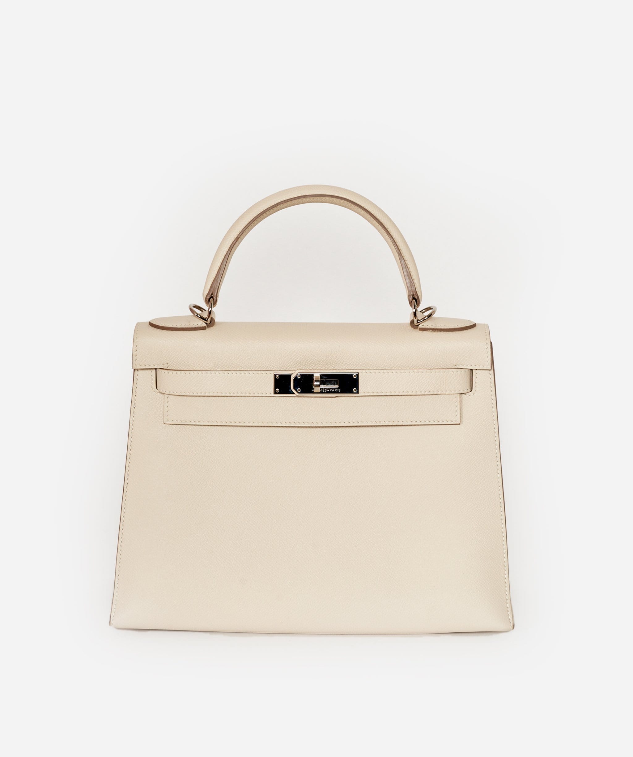 LuxuryPromise Hermes Kelly 28 Craie Epsom  - ASL1583