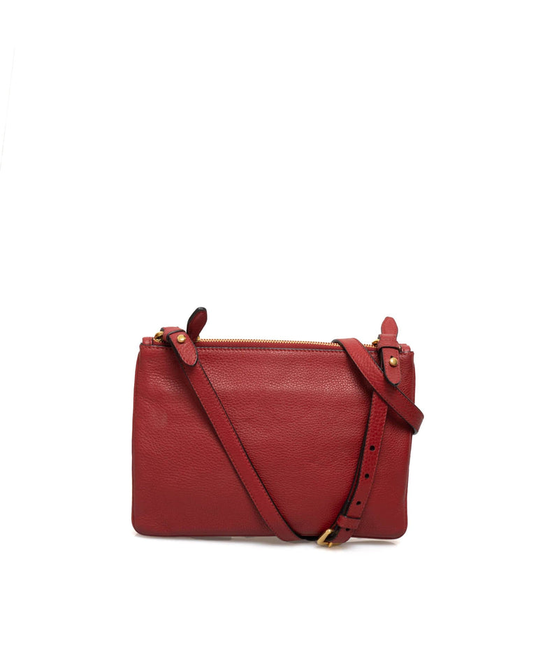 Prada Red Crossbody Leather Bag ADL1619 LuxuryPromise