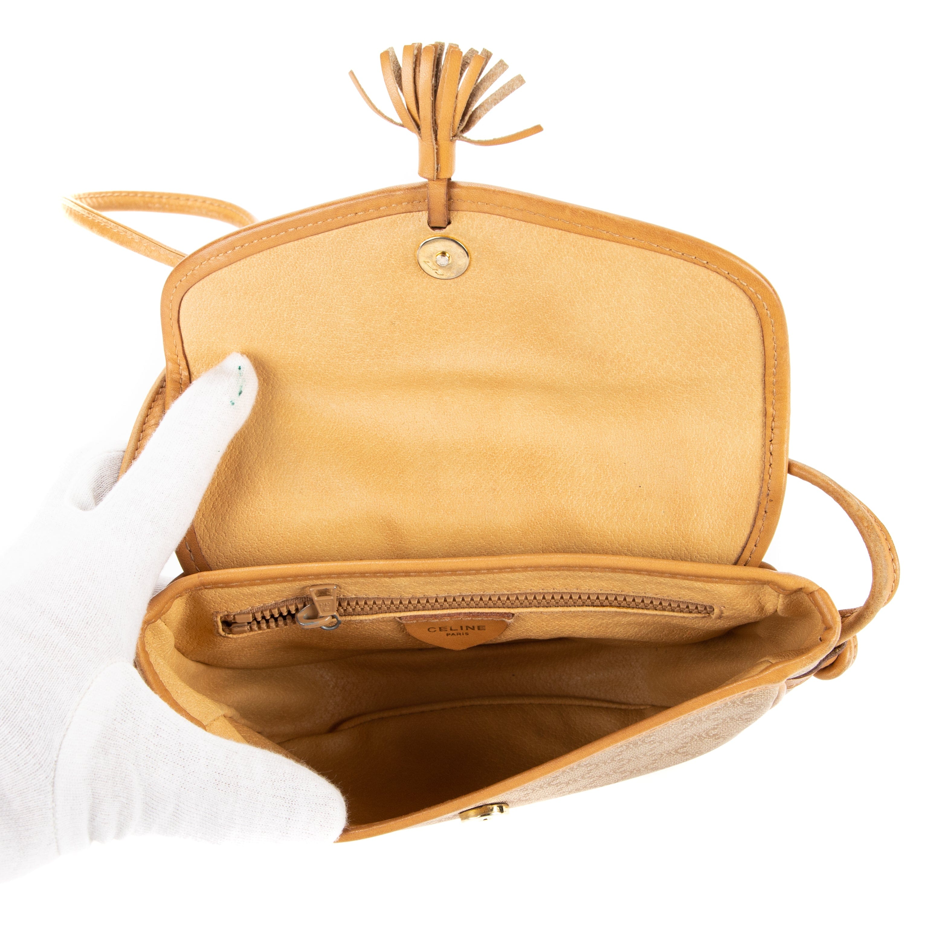 LuxuryPromise Celine Vintage Small Tassel Flap Crossbody EAG7930