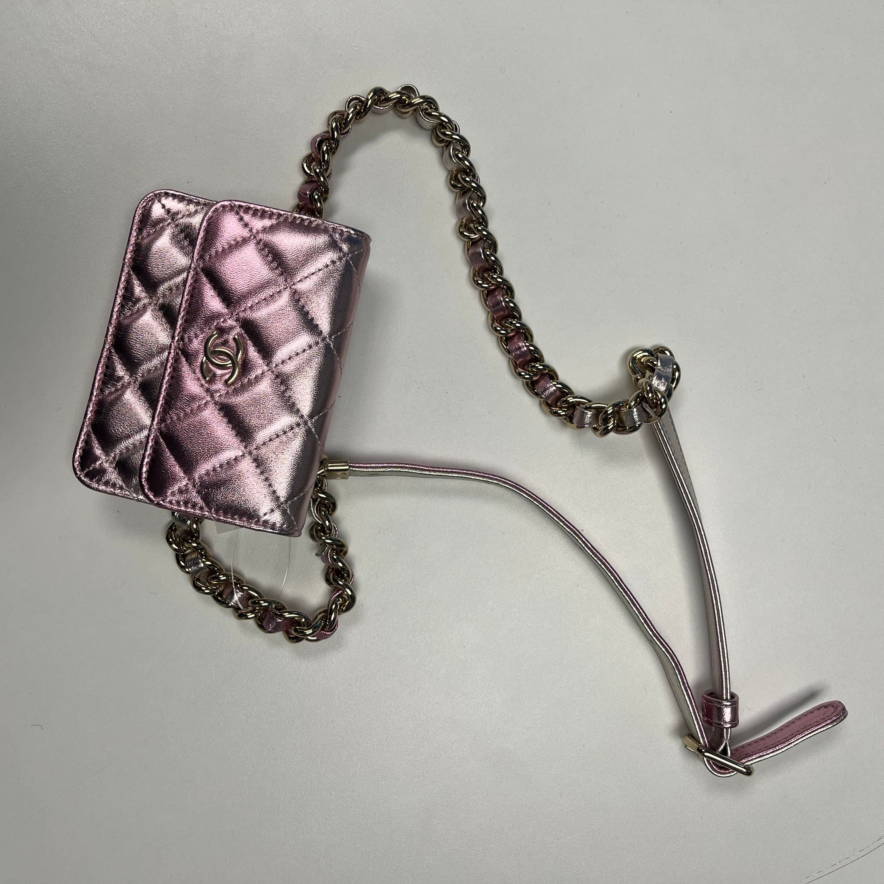 LuxuryPromise Chanel CC Waist Bag Mermaid Irridescent