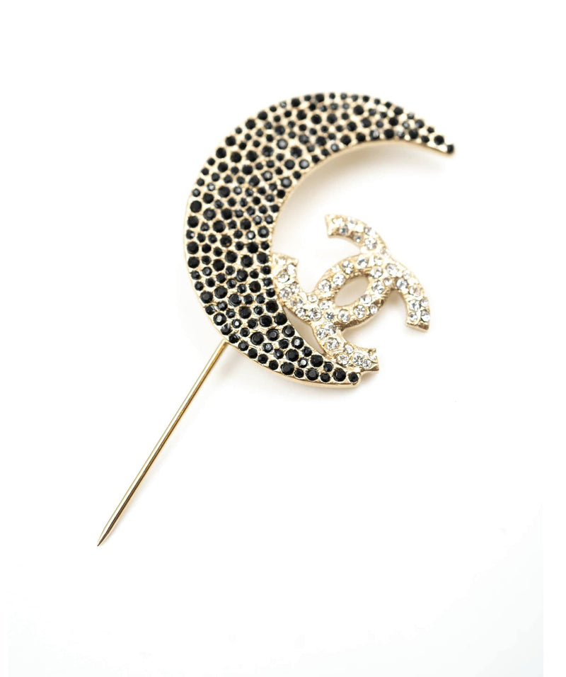 Chanel clearance moon brooch