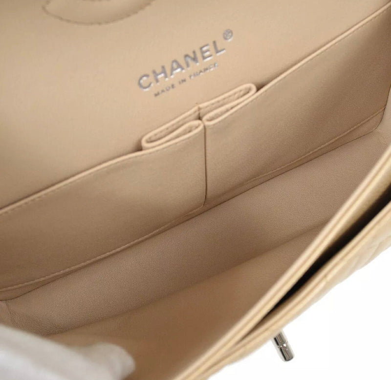Chanel medium classic flap beige caviar – LuxuryPromise