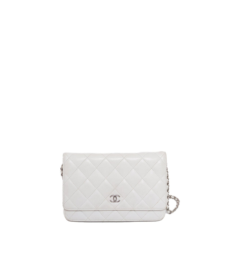 Chanel White Wallet on Chain Caviar - ASL1292 – LuxuryPromise