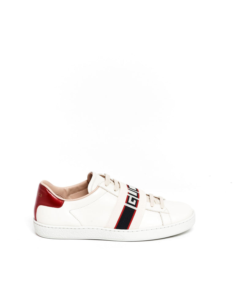 LuxuryPromise Gucci Ace Trainers in White