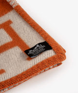 LuxuryPromise Hermes avalon orange blanket