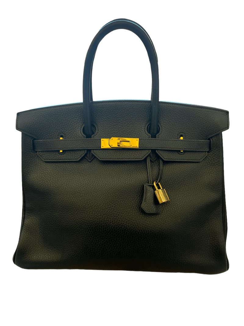 Hermes Birkin Bag 35 Togo Gold