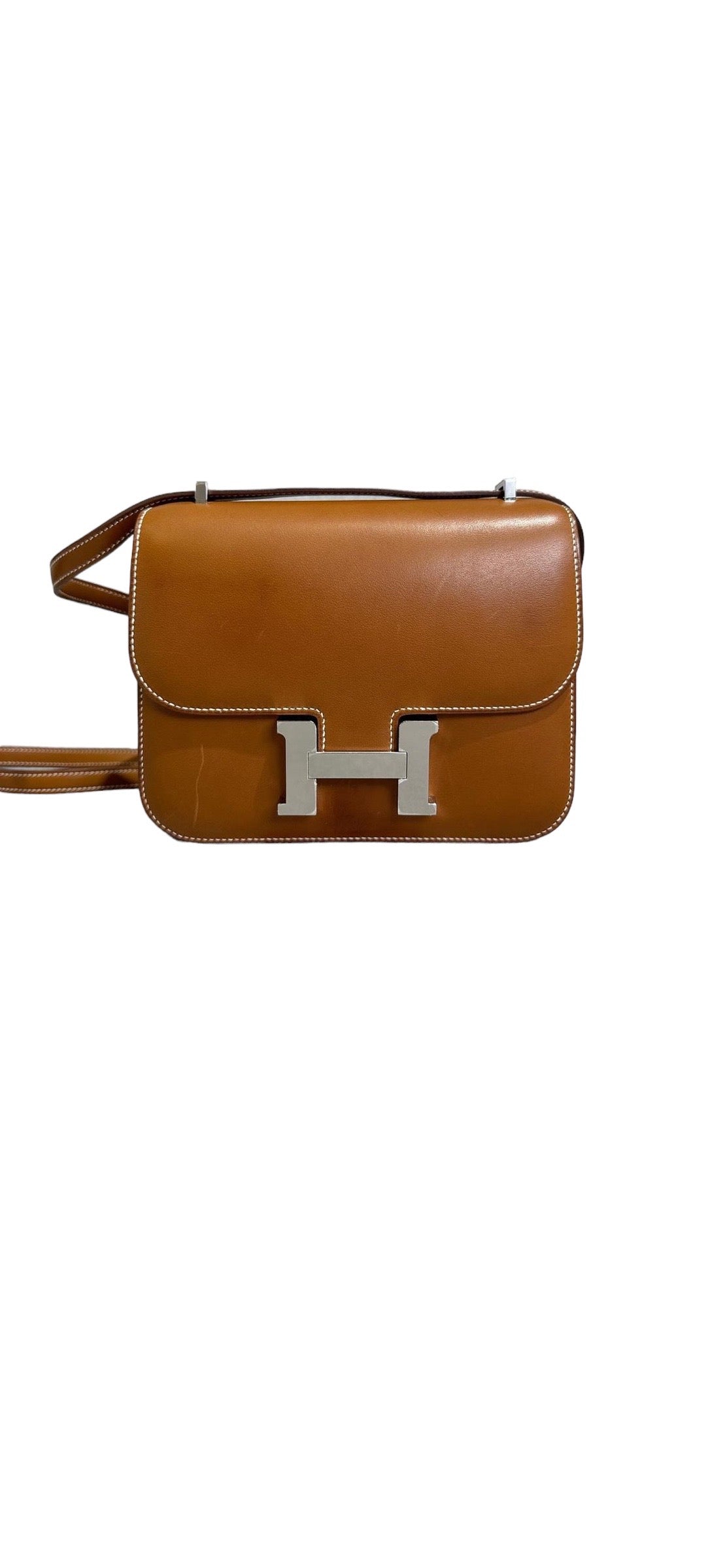 LuxuryPromise Hermes Constance mini gold Barenia leather with PHW