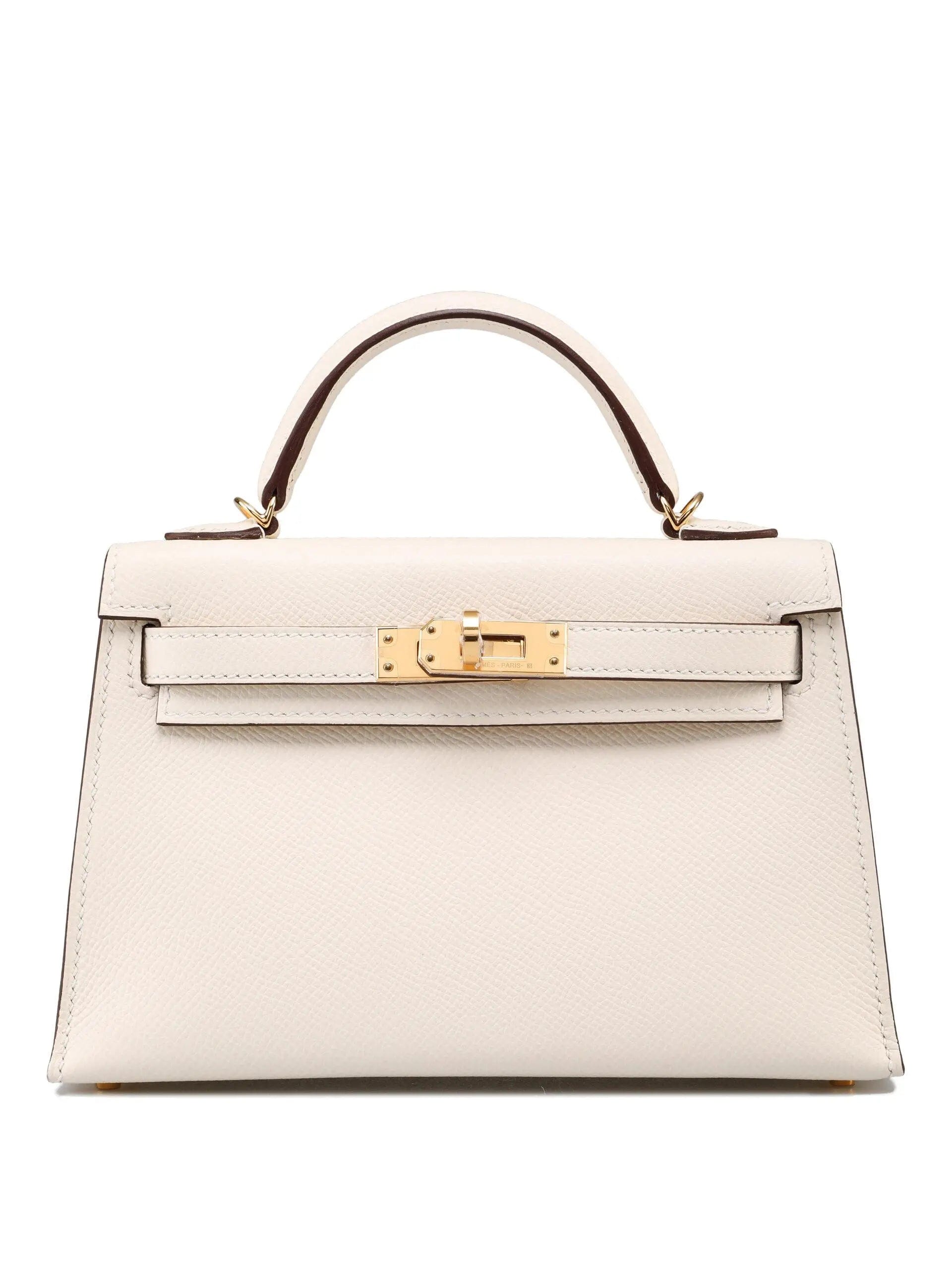 LuxuryPromise Hermès Kelly 20 Nata Epsom GHW #U SKL1164