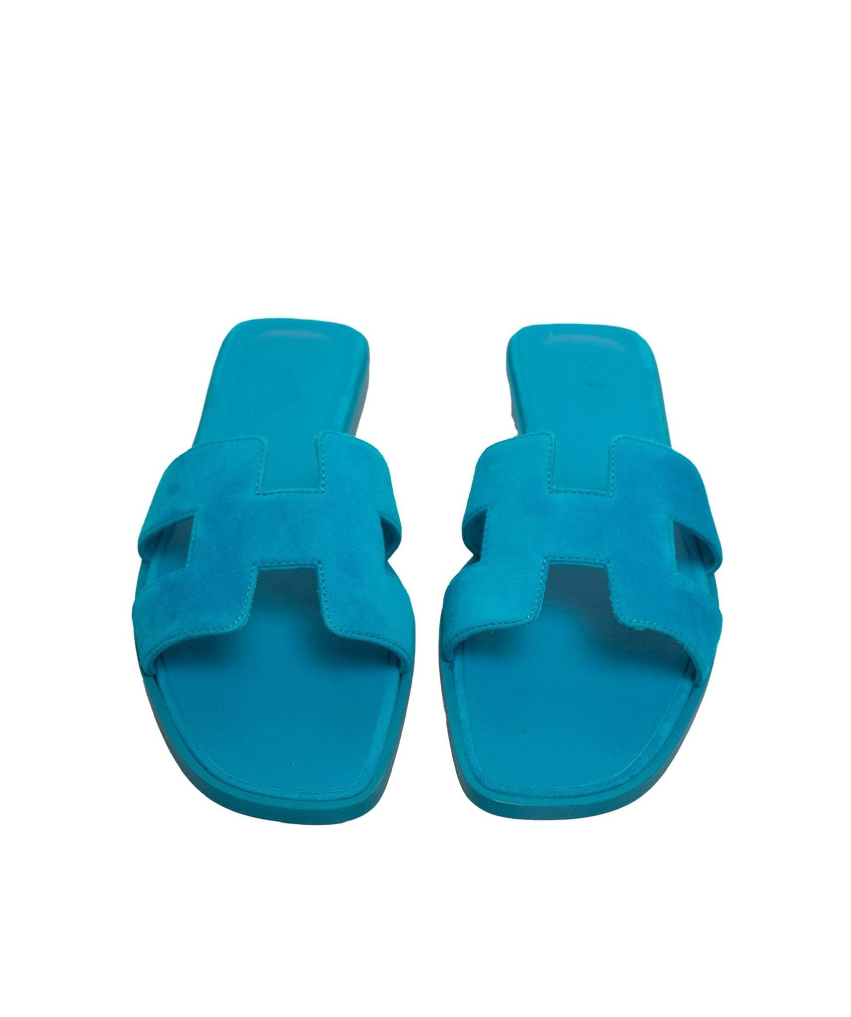 LuxuryPromise Hermes oran sandals blue 39