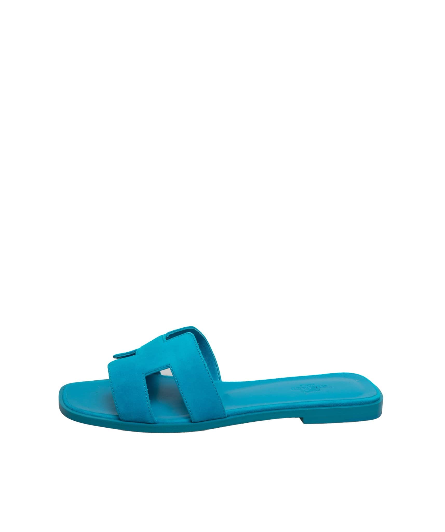 LuxuryPromise Hermes oran sandals blue 39