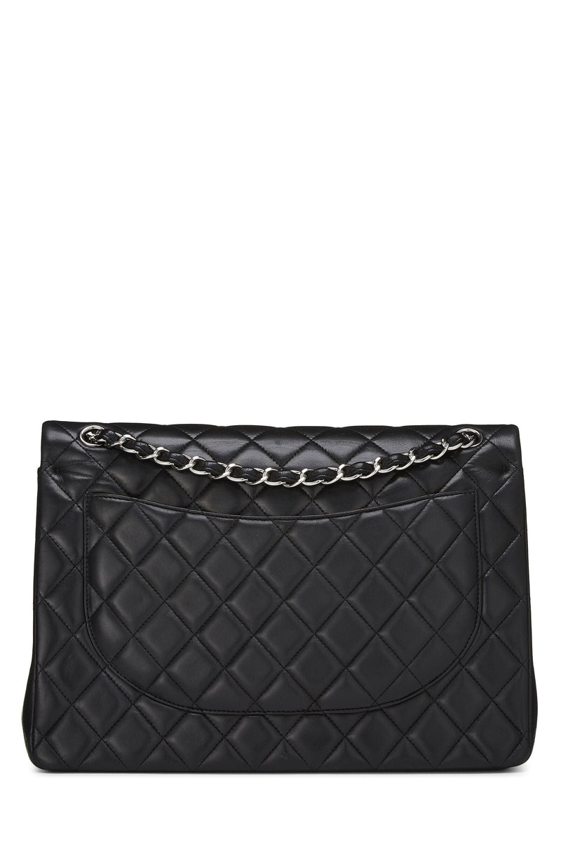 LuxuryPromise Chanel Black Maxi Classic Flap Q6BAQP1IK6012