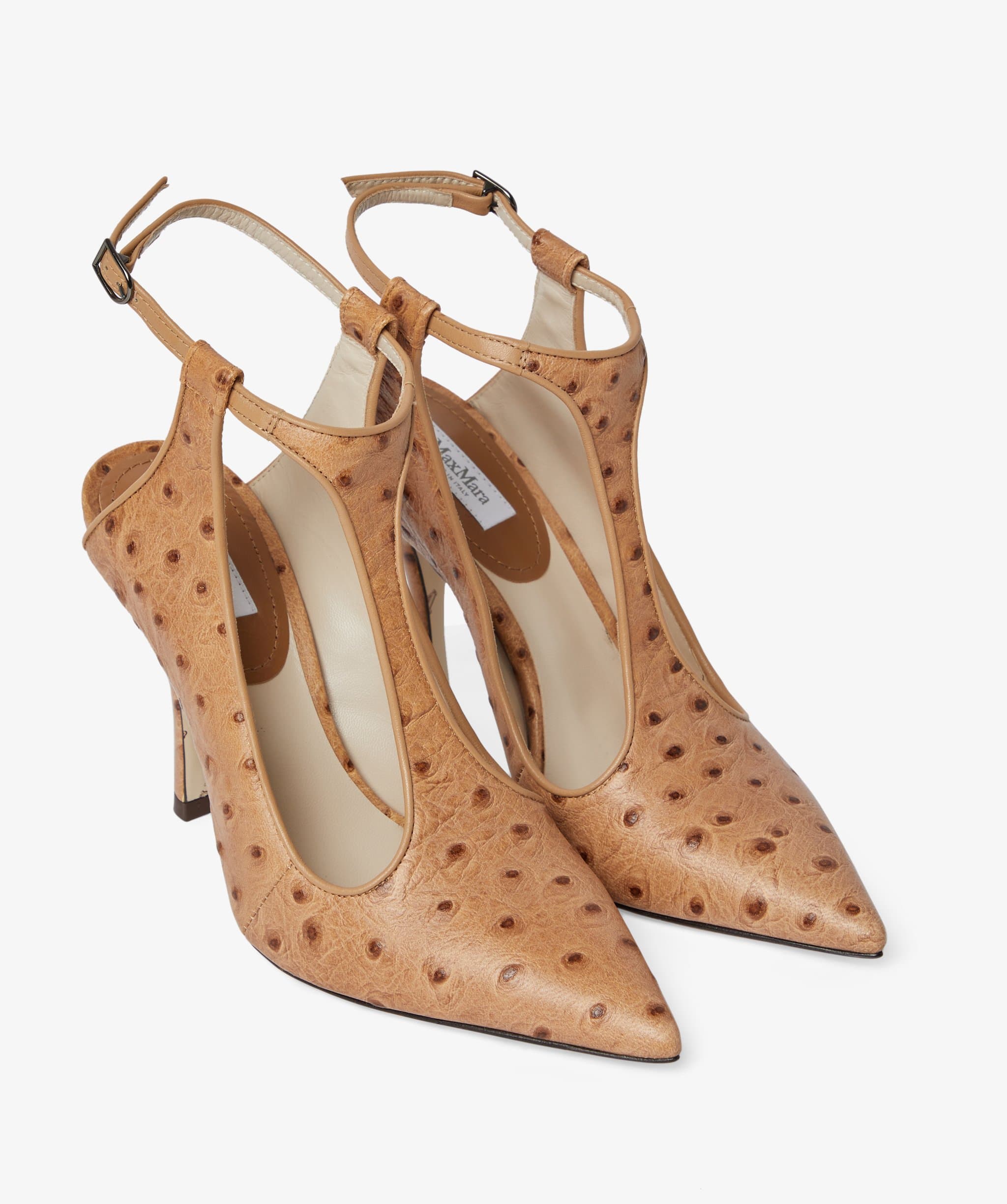 Max Mara Max Mara Ostrich Heels