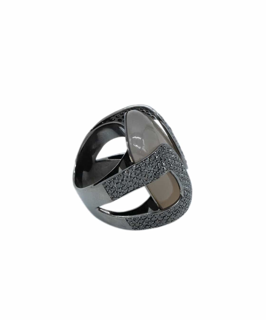 Meirow Diamonds Ring 150WG Size 12 H Vvs/Vs [Ex.Memo 161464-2 Lot Id 719823 ASL6255