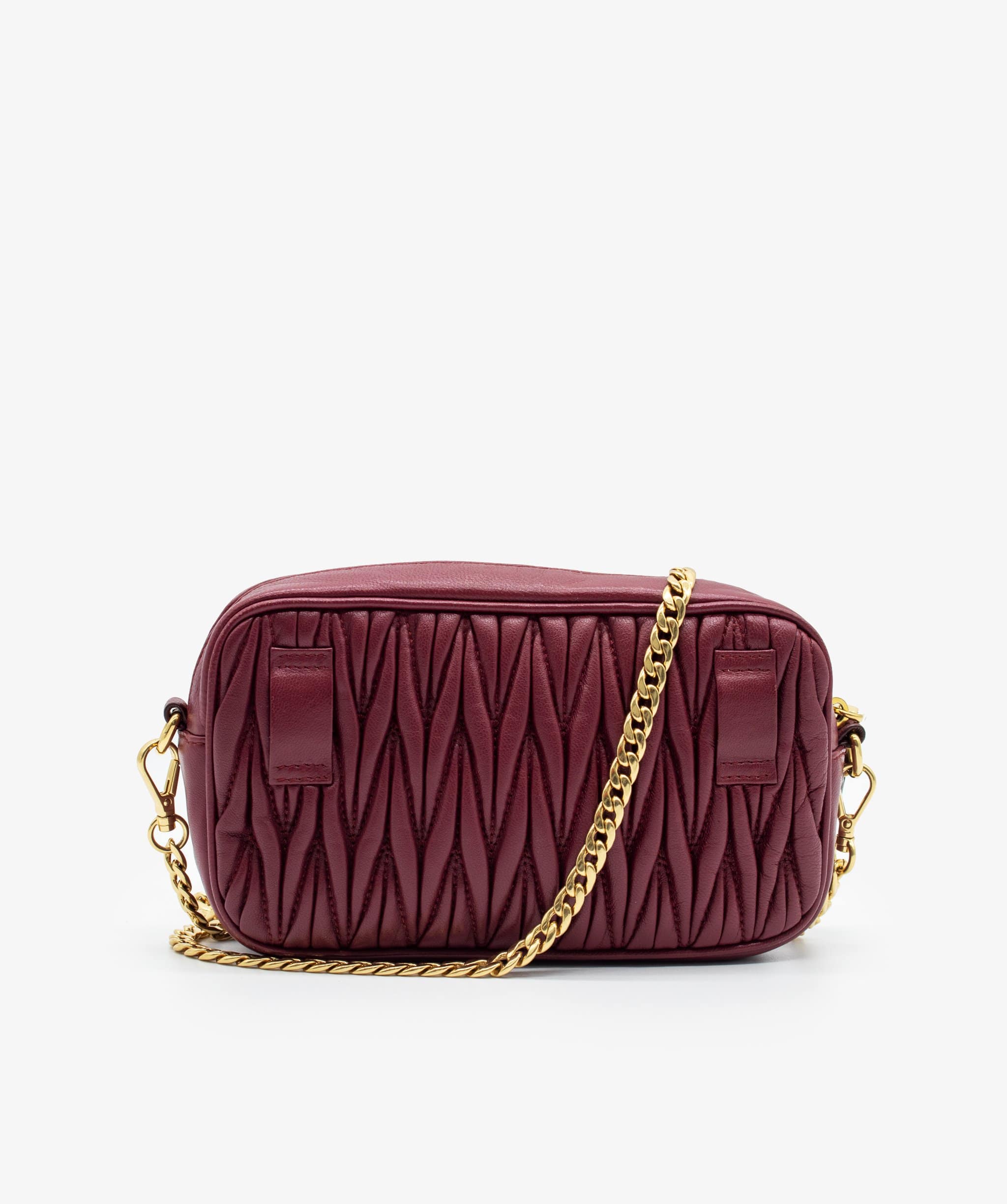 Miu Miu Miu Miu Matelasse Chain Belt Bag