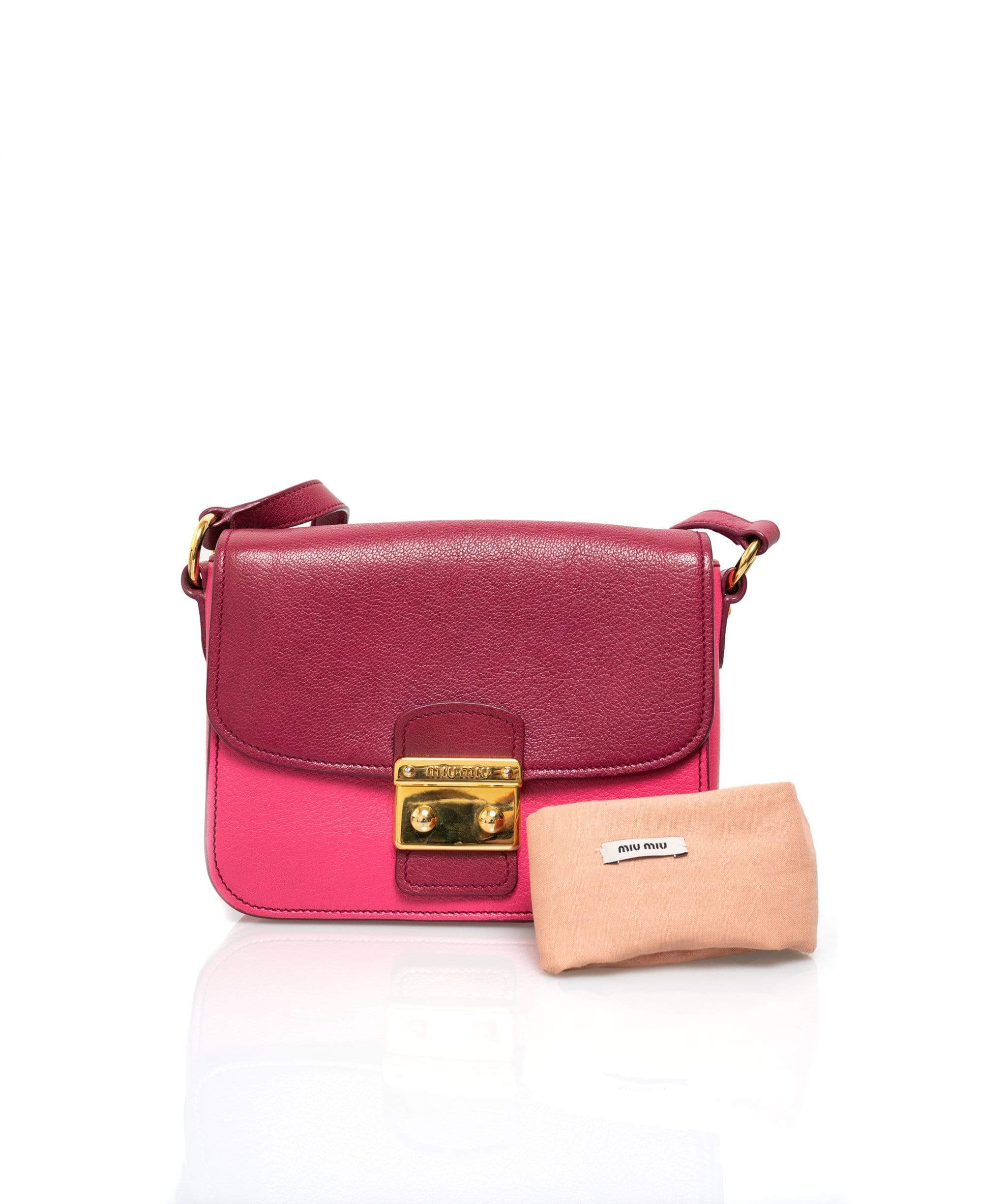 Miu Miu Miu Miu Pink Cross Body Bag - ADL1376