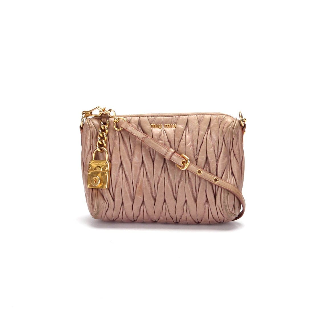 Miumiu Miu Miu Matelasse Pochette Bag - RCL1178