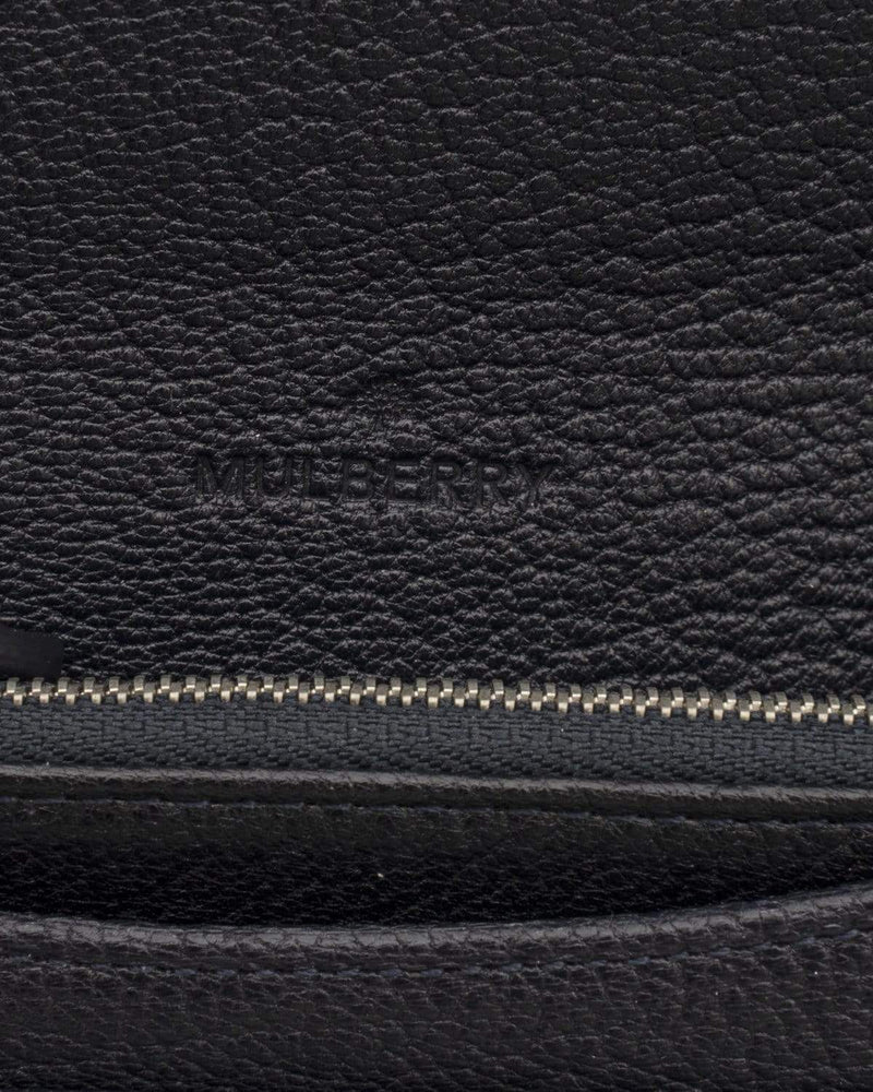 Mulberry Mulberry Black Leather Wallet PHW - AGL1506