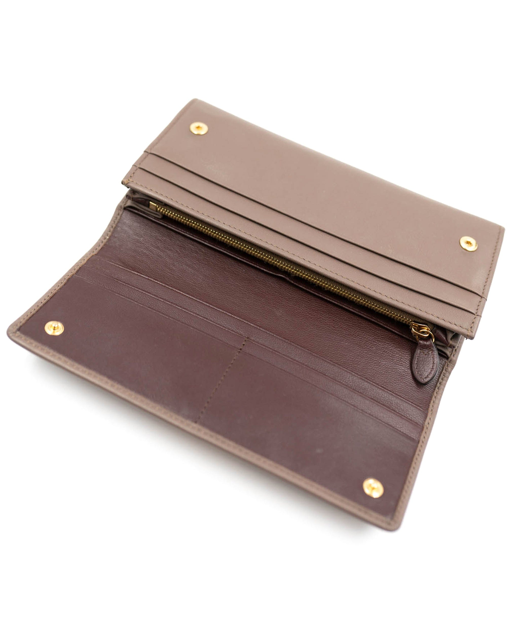 Mulberry Mulberry taupe continental wallet  - AGL2011