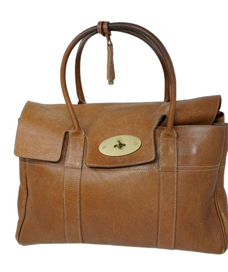 Tan store mulberry handbag