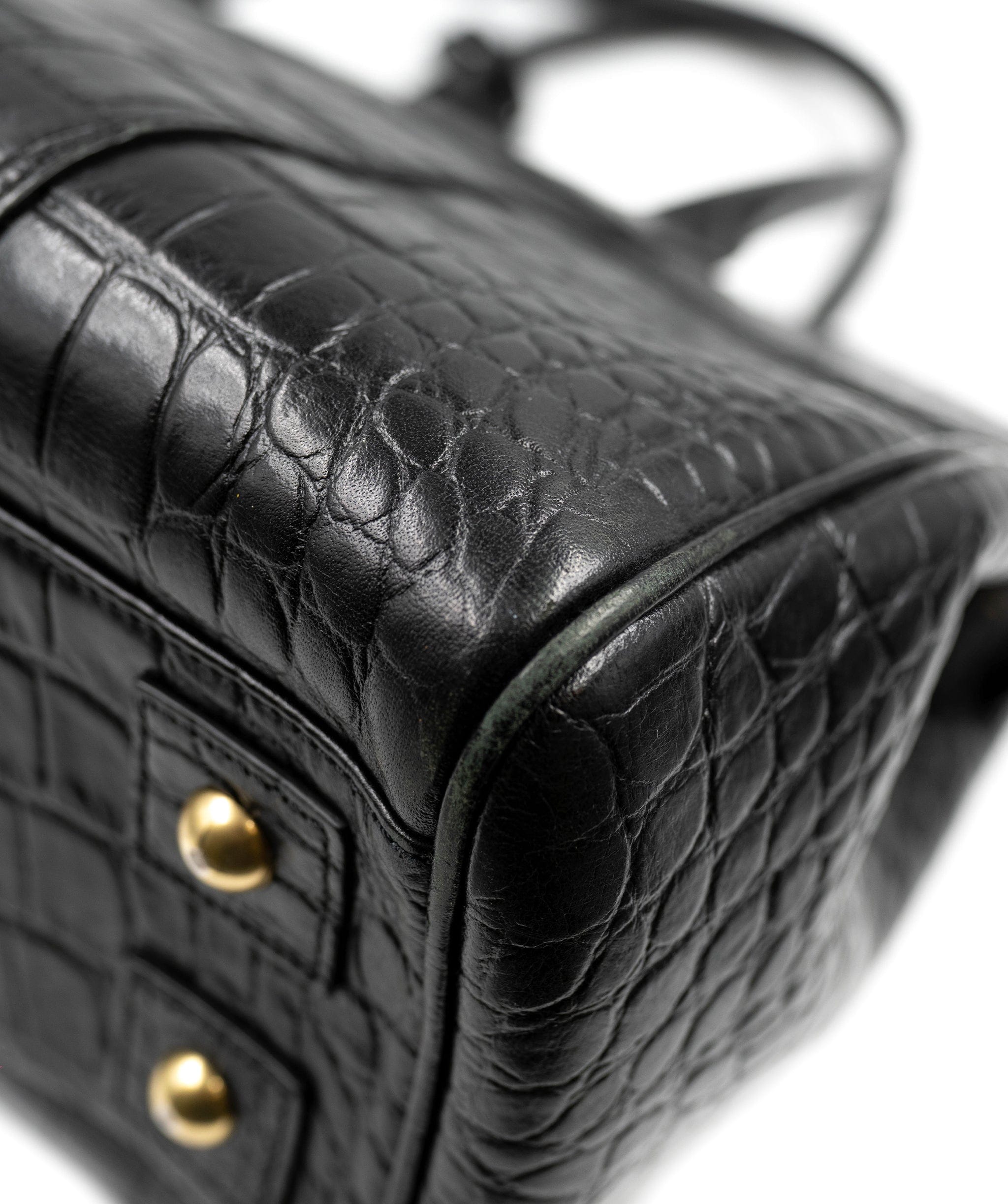 Mulberry Mulberry Black croc bayswater AGC1332