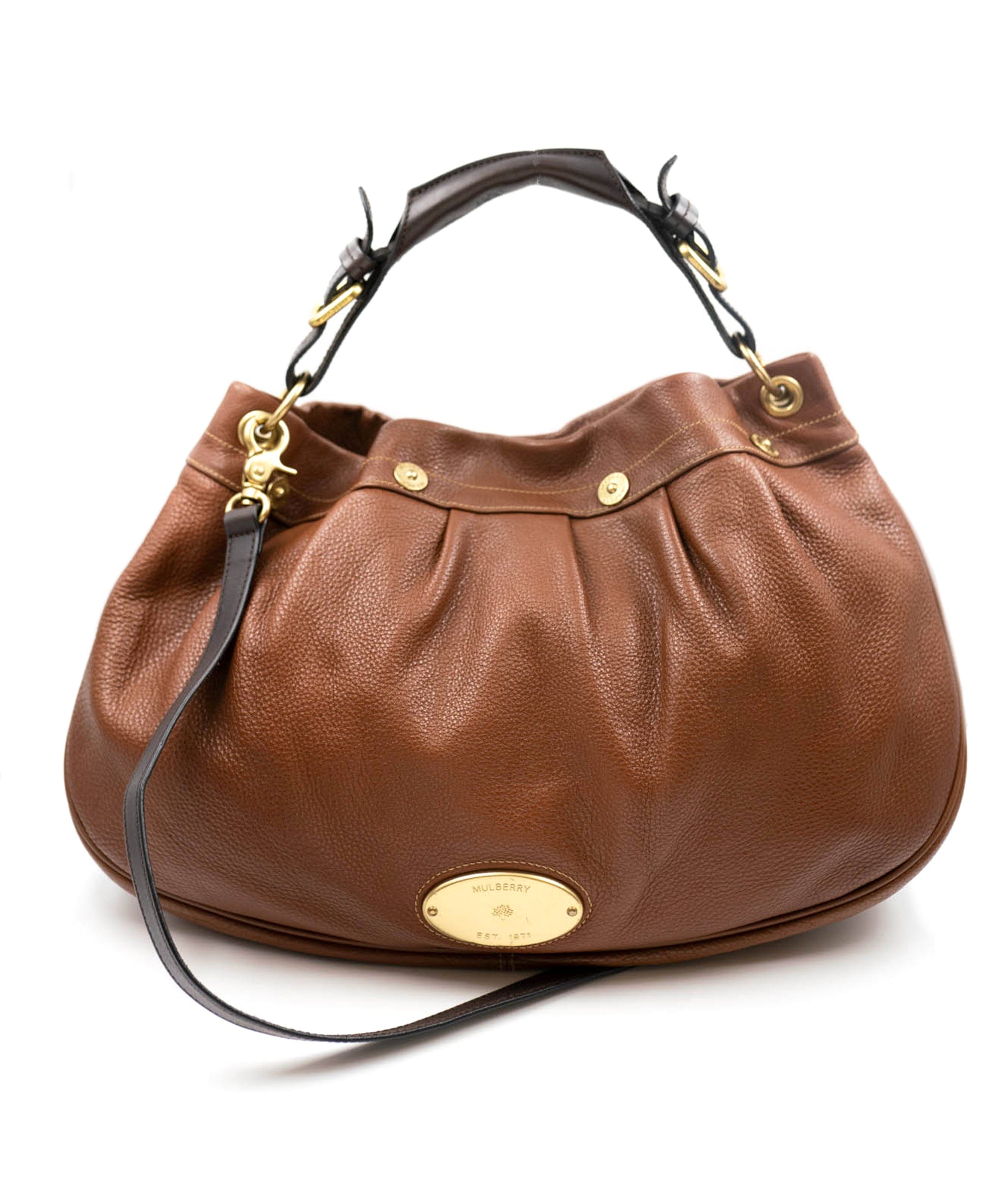 Mulberry Mulberry east west mitzy hobo tan bag AGC1391