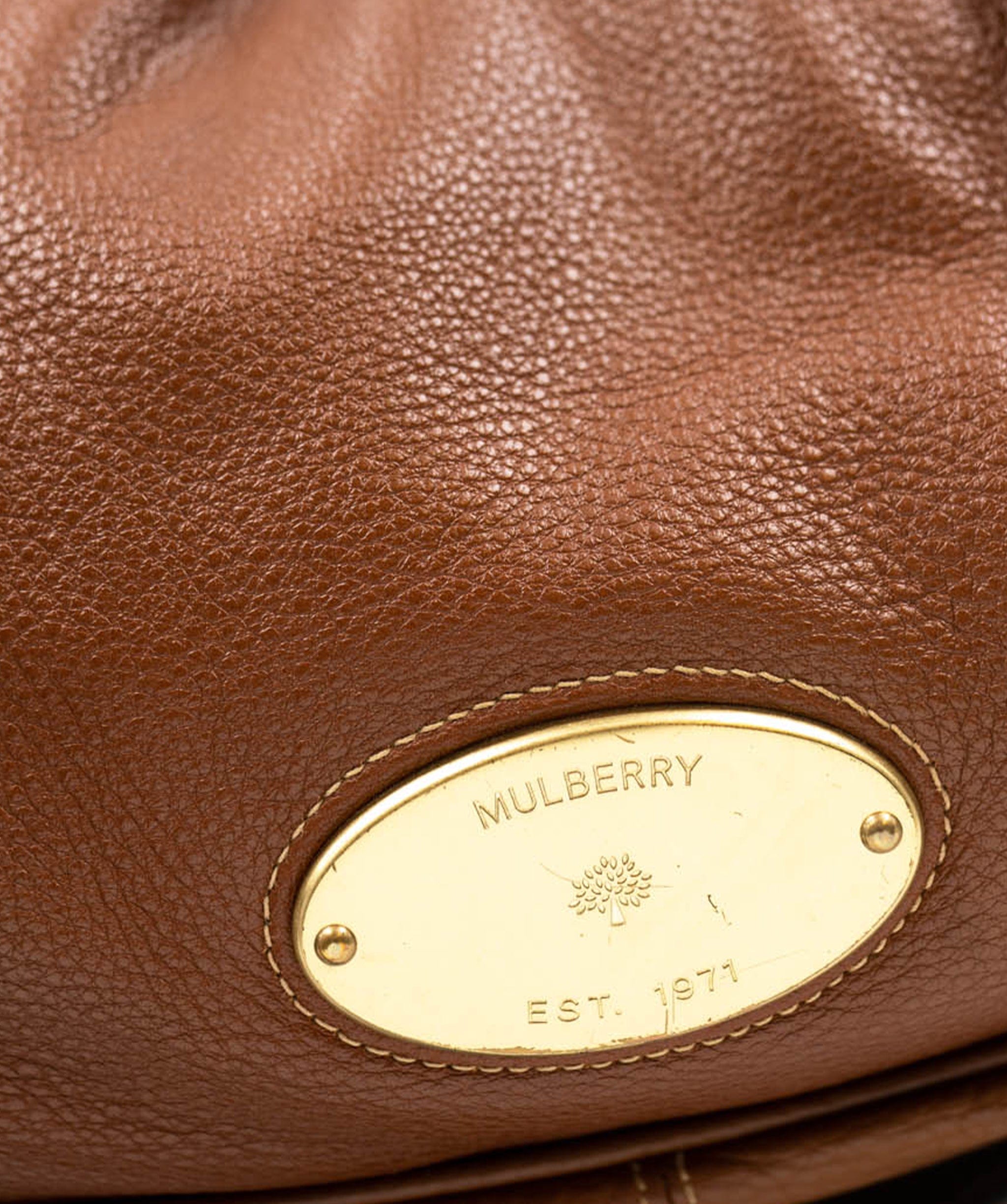 Mulberry Mulberry east west mitzy hobo tan bag AGC1391