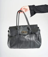 Mulberry Mulberry Grey Leather Bayswater Top Handle Bag
