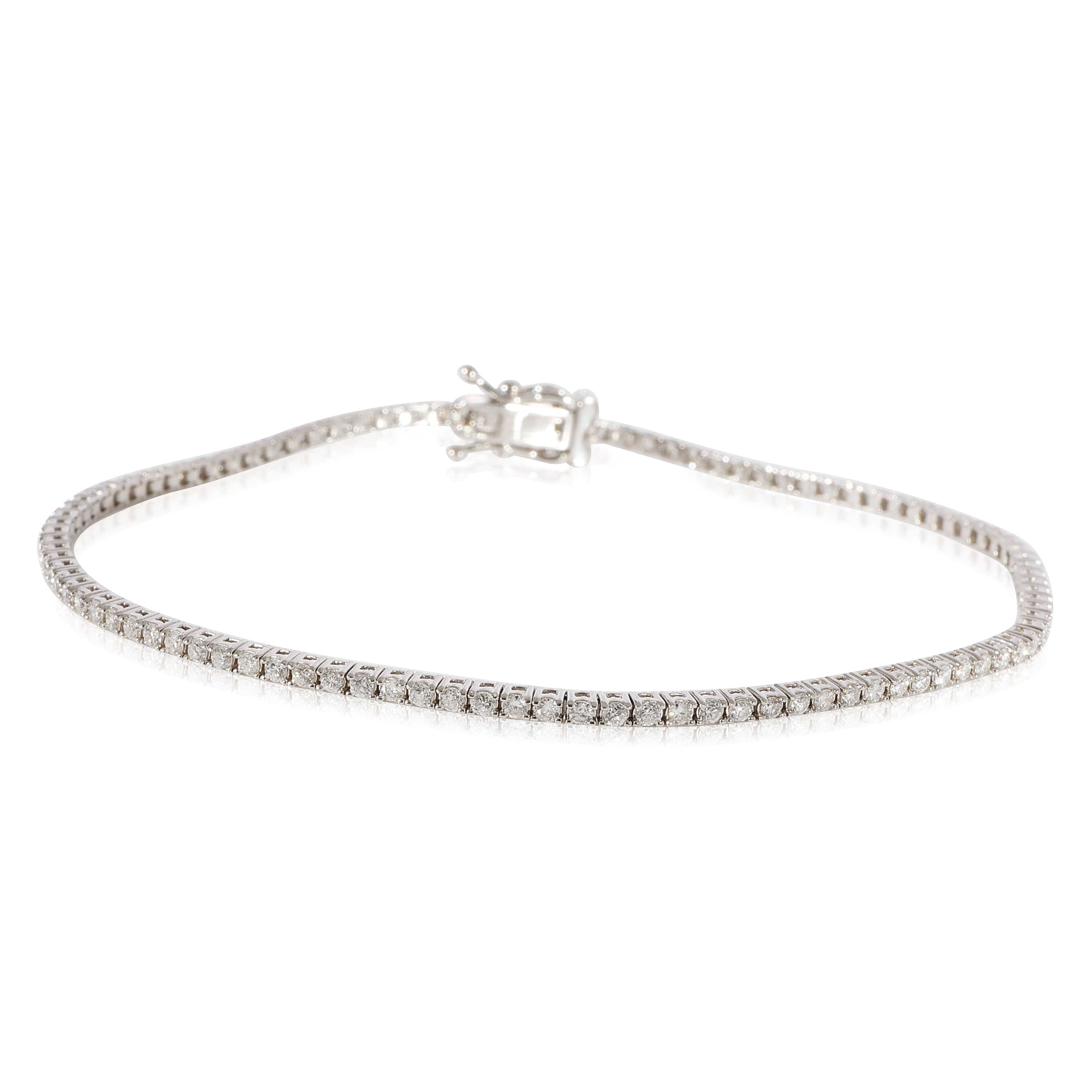 myGemma Diamond Micro Tennis Bracelet in 14k White Gold 1.00 CTW