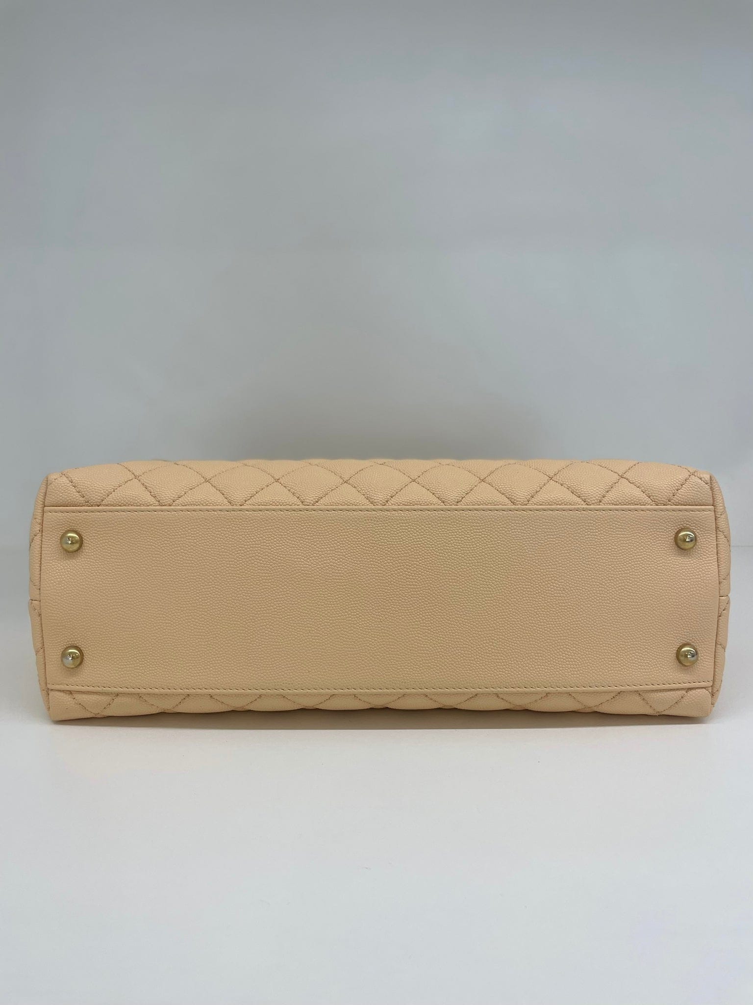 PH Luxury Consignment Chanel Top Handle Beige - Large