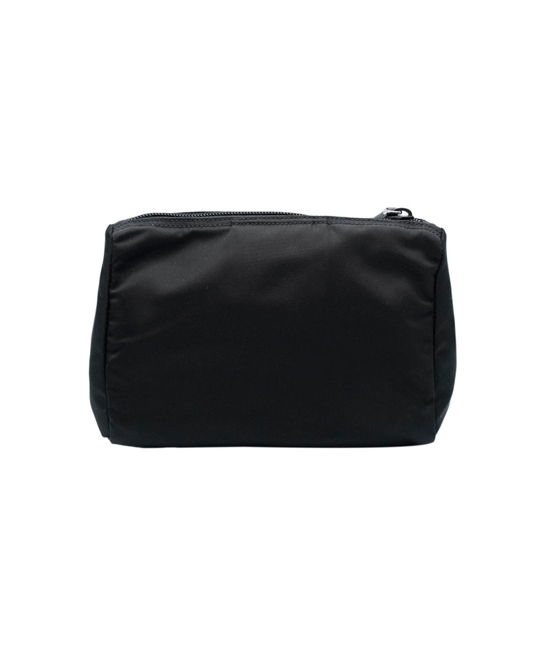 Prada black nylon toiletry pouch small ASL6006 LuxuryPromise