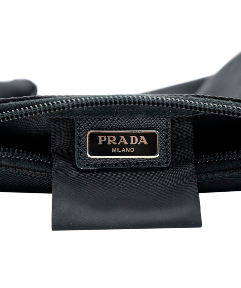 Prada black nylon toiletry pouch small ASL6006 LuxuryPromise