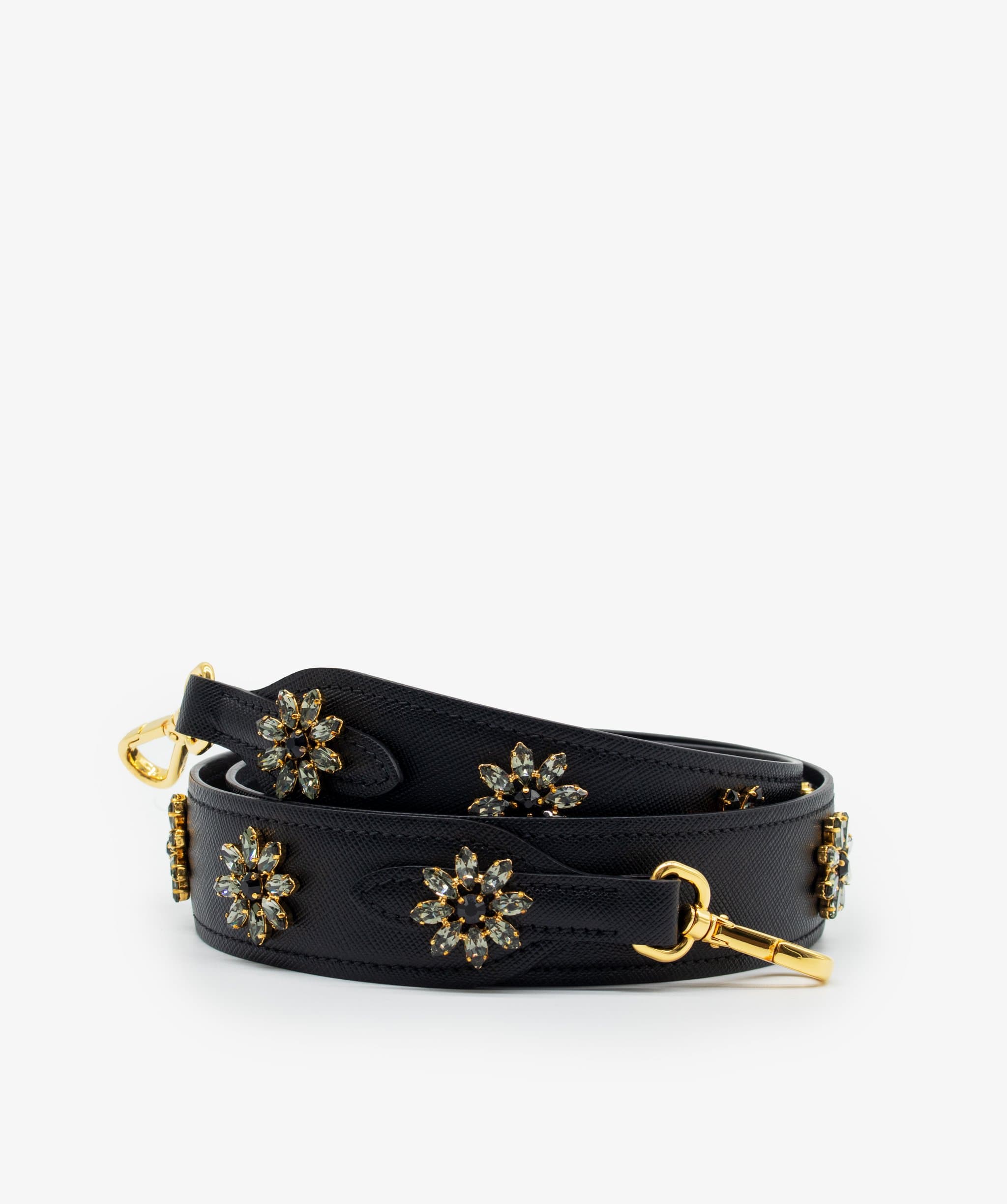 Prada Prada Embellished Strap Black