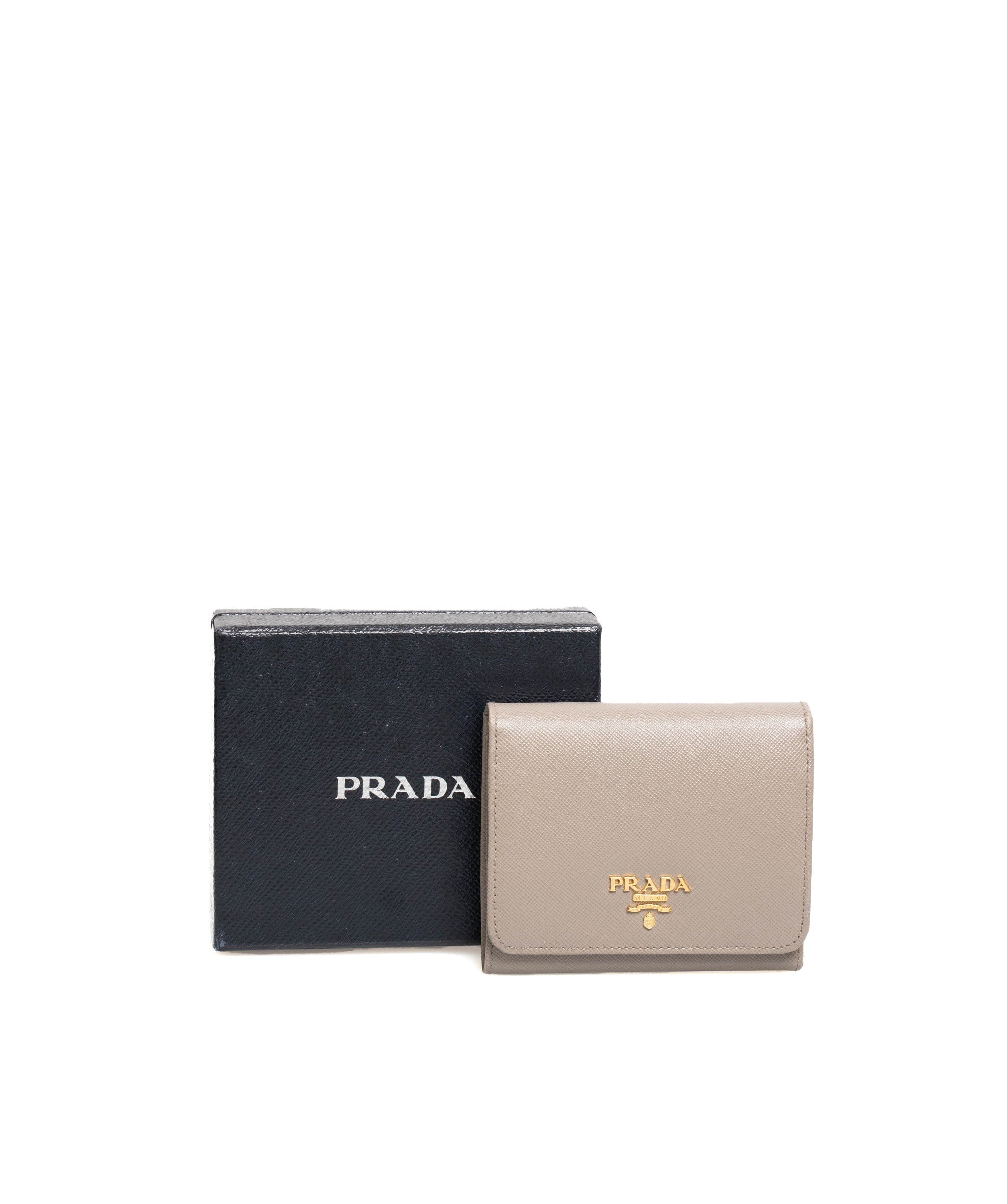 Prada grey wallet hotsell