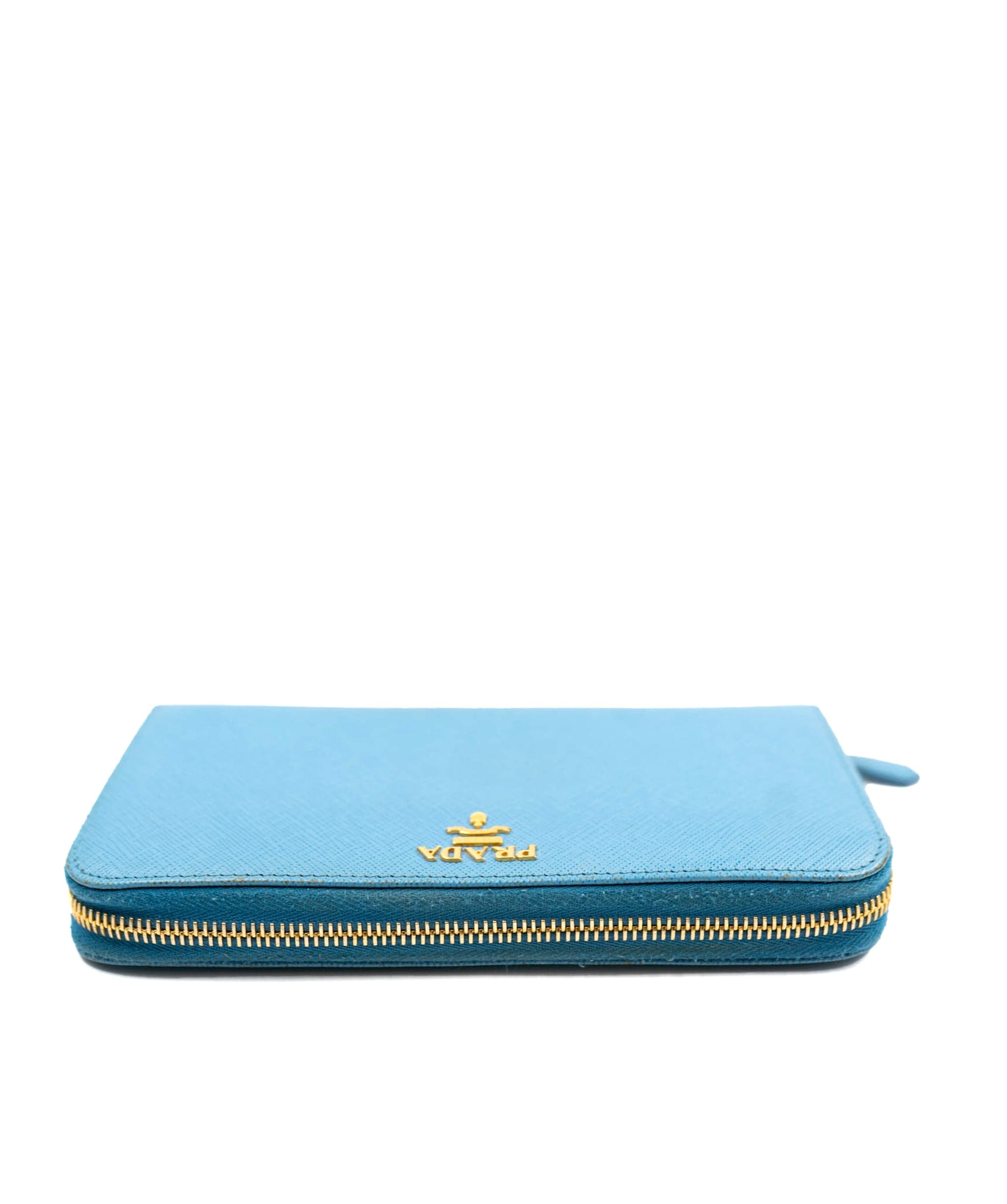 Prada Light Blue Saffiano Zippy Long Wallet AWC1679 Luxury Promise