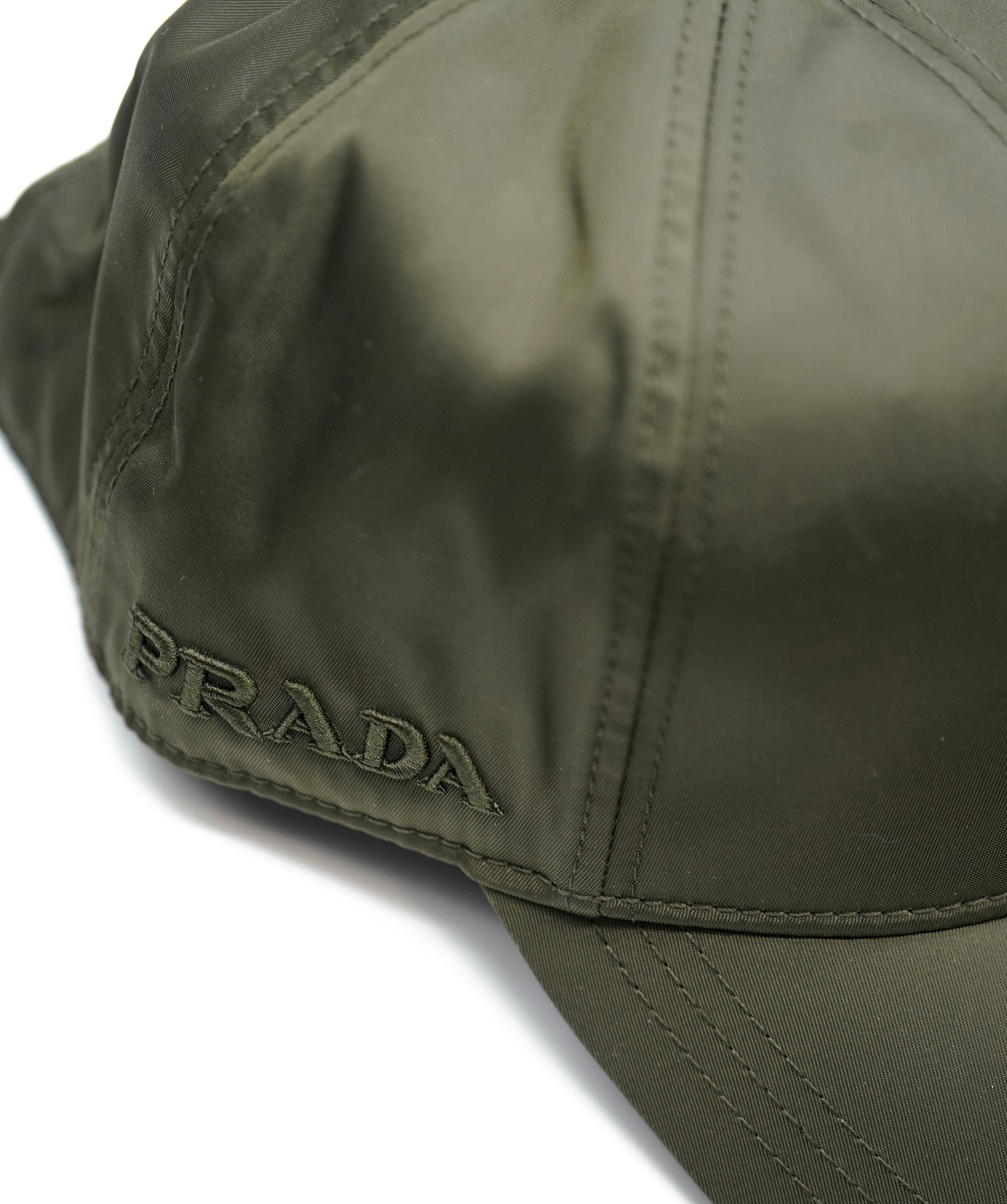 Prada Prada nylon cap olive green ASL5995