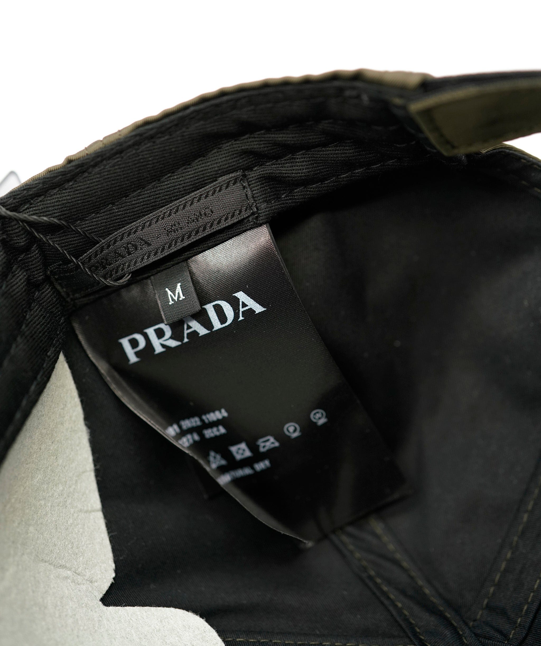 Prada Prada nylon cap olive green ASL5995