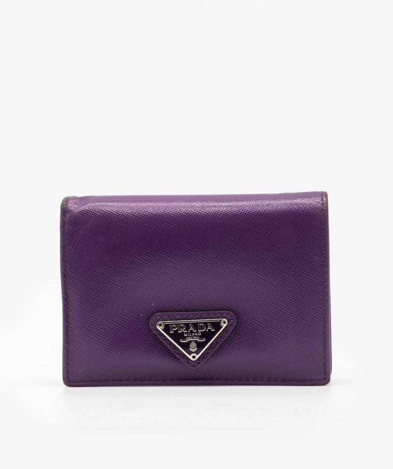 Prada Purple Saffiano Leather Top Handle Bauletto Bag BL0095 - Yoogi's  Closet