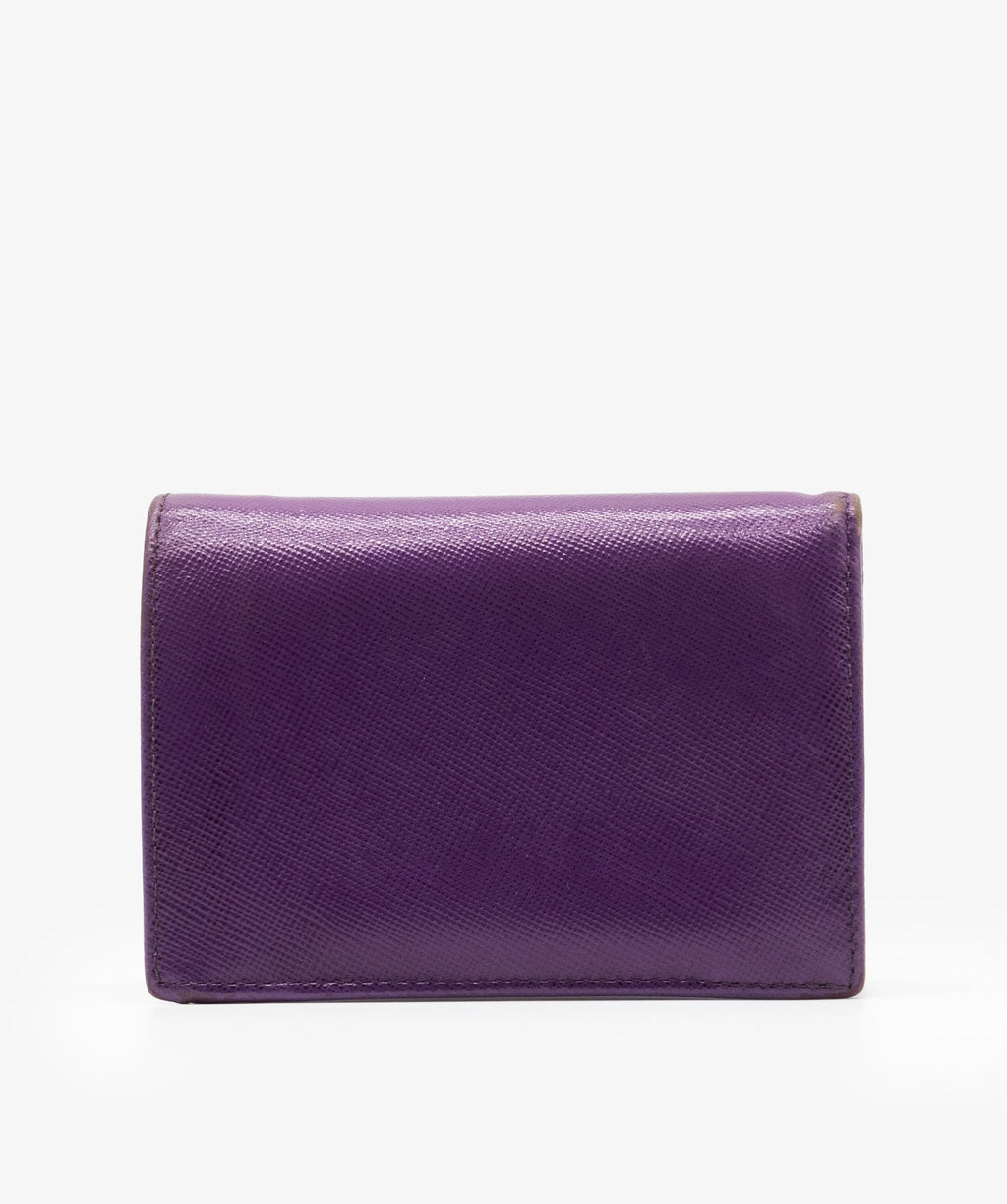 Prada Purple Compact Wallet LuxuryPromise