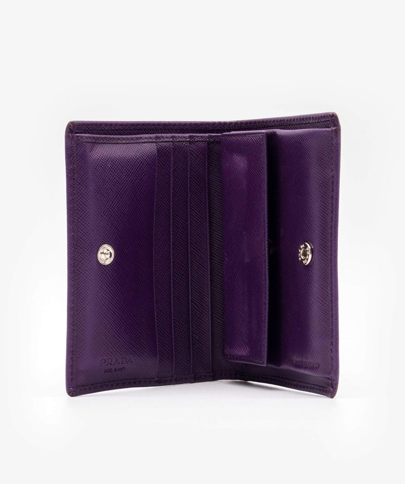 Prada Prada Purple Compact Wallet