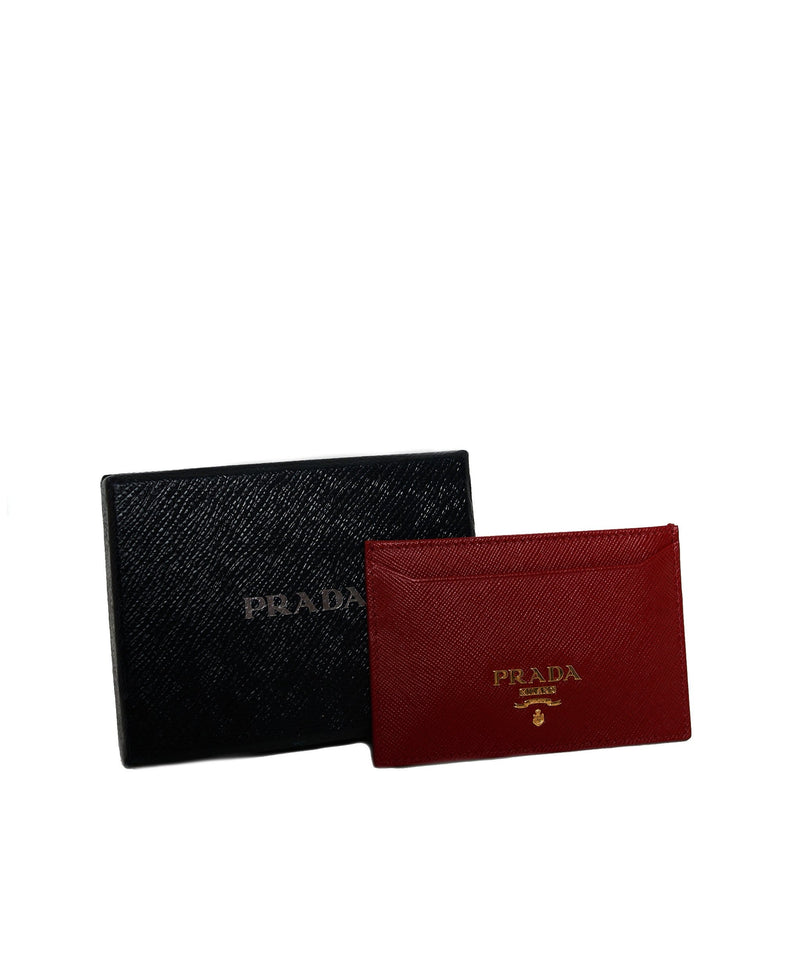 Prada Prada red  card holder  - ADL1116