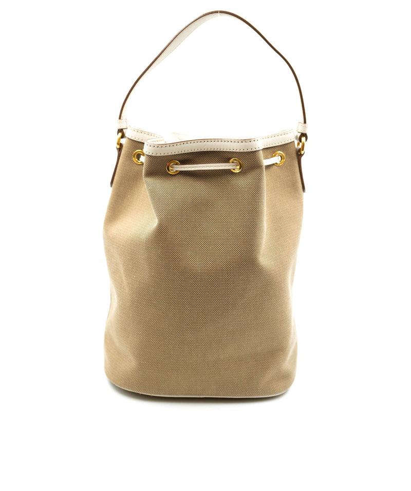 Prada Canapa PM Beige Canvas 2Way Shoulder Bag - AWL1813 – LuxuryPromise