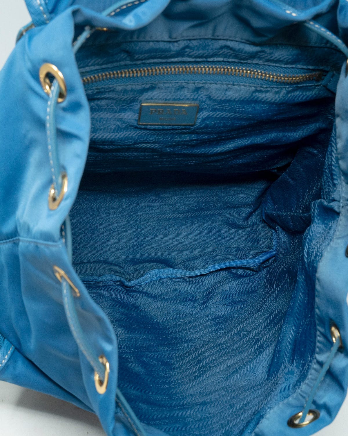 Prada Prada Backpack Blue Nylon - ASL2320