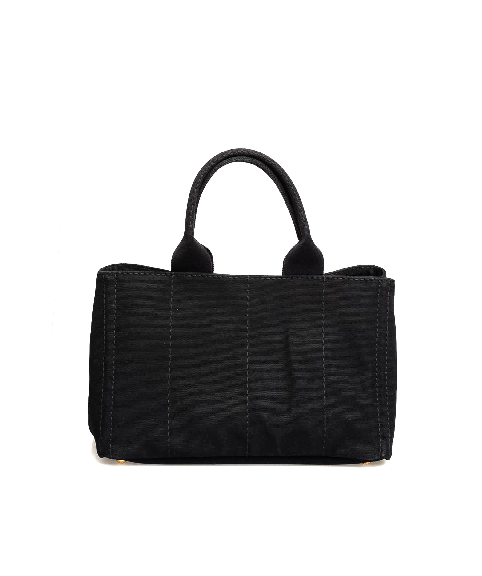 Prada Prada Black Canapa Tote Bag GM - AWL1933