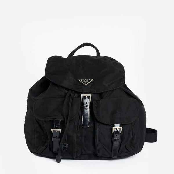 Prada Black Nylon Backpack 50 LuxuryPromise